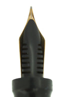 1930s GOLD BOND STONITE JADE RINGTOP FOUNTAIN PEN SMOOTH NIB RESTORED OFFERED BY ANTIQUE DIGGER