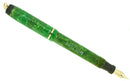 1930s GOLD BOND STONITE JADE RINGTOP FOUNTAIN PEN SMOOTH NIB RESTORED OFFERED BY ANTIQUE DIGGER