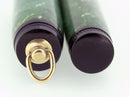 1930s GOLD BOND STONITE JADE RINGTOP FOUNTAIN PEN SMOOTH NIB RESTORED OFFERED BY ANTIQUE DIGGER