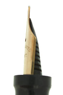 1930s GOLD BOND STONITE JADE RINGTOP FOUNTAIN PEN SMOOTH NIB RESTORED OFFERED BY ANTIQUE DIGGER