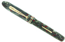 1930s GOLD BOND GREY PEARL FOUNTAIN PEN F-BB SEMI-FLEX NIB RESTORED OFFERED BY ANTIQUE DIGGER
