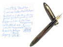 1936 SHEAFFER OVERSIZE GOLDEN PEARL BALANCE FOUNTAIN PEN RESTORED CONDITION OFFERED BY ANTIQUE DIGGER