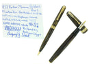 1937 PARKER GOLDEN PEARL SENIOR MAXIMA VACUMATIC SET DJ FOUNTAIN PEN RESTORED OFFERED BY ANTIQUE DIGGER