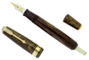 1937 PARKER GOLDEN PEARL SENIOR MAXIMA VACUMATIC SET DJ FOUNTAIN PEN RESTORED OFFERED BY ANTIQUE DIGGER