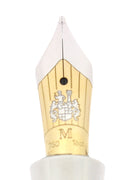 GRAF VON FABER-CASTELL CLASSIC FLUTED EBONY BARREL 18K M NIB FOUNTAIN PEN OFFER BY ANTIQUE DIGGER