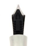 GRAF VON FABER-CASTELL CLASSIC FLUTED EBONY BARREL 18K M NIB FOUNTAIN PEN OFFER BY ANTIQUE DIGGER