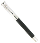 GRAF VON FABER-CASTELL CLASSIC FLUTED EBONY BARREL 18K M NIB FOUNTAIN PEN OFFER BY ANTIQUE DIGGER