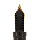 Restored 1920s SHEAFFER WHITE DOT JADE CELLULOID FOUNTAIN PEN RING TOP CAP WITH F to B NIB