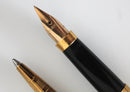 PARKER 75 VENDOME PRINCE DE GALLES FOUNTAIN PEN SET WITH 14K GOLD FINE NIB NEW IN BOX