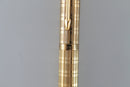 PARKER 75 VENDOME PRINCE DE GALLES FOUNTAIN PEN SET WITH 14K GOLD FINE NIB NEW IN BOX