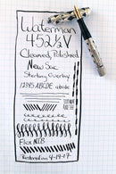 1920s STERLING WATERMAN'S 452 1/2V RING TOP FOUNTAIN PEN