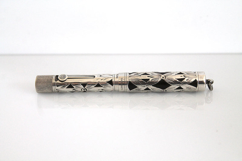 1920s STERLING WATERMAN'S 452 1/2V RING TOP FOUNTAIN PEN