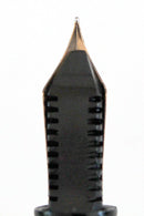 RESTORED 1943 PARKER STRIPED SENIOR DUOFOLD DUSTY ROSE CELLULOID FOUNTAIN PEN