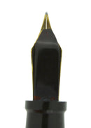 CIRCA 1920s JOHN HOLLAND JADE GREEN RINGTOP FOUNTAIN PEN RESTORED