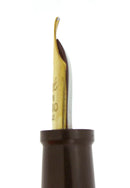 CIRCA 1920s JOHN HOLLAND JADE GREEN RINGTOP FOUNTAIN PEN RESTORED