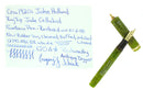 CIRCA 1920s JOHN HOLLAND JADE GREEN RINGTOP FOUNTAIN PEN RESTORED