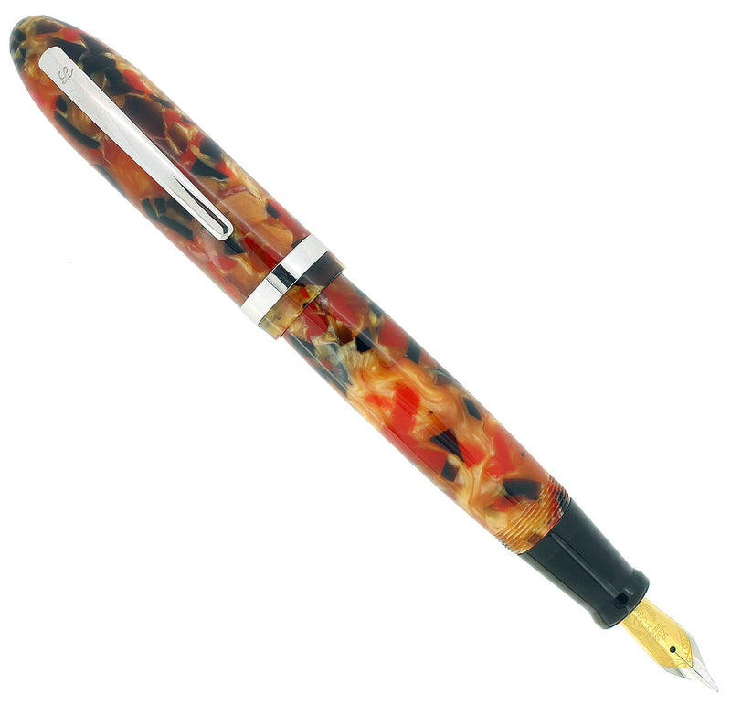 LABAN MENTO PUMPKIN TERRAZZO MEDIUM NIB FOUNTAIN PEN MINT NEVER INKED NEW OLD STOCK OFFERED BY ANTIQUE DIGGER
