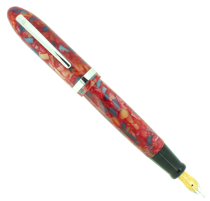 LABAN MENTO CELEBRATION RED MEDIUM NIB FOUNTAIN PEN MINT NEVER INKED NEW OLD STOCK OFFERED BY ANTIQUE DIGGER