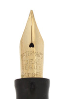 C1930 WATERMAN LADY PATRICIA MOSS AGATE FOUNTAIN PEN XF-BBB FLEX NIB RESTORED OFFERED BY ANTIQUE DIGGER