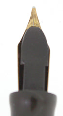 C1930 WATERMAN LADY PATRICIA MOSS AGATE FOUNTAIN PEN XF-BBB FLEX NIB RESTORED OFFERED BY ANTIQUE DIGGER