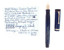 1927 PARKER SENIOR DUOFOLD BLUE ON BLUE LAPIS FOUNTAIN PEN XF-BB NIB RESTORED OFFERED BY ANTIQUE DIGGER