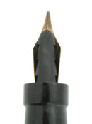 CIRCA 1929 PARKER DUOFOLD LAPIS WHITE ON BLUE FOUNTAIN PEN LUCKY CURVE NEAR MINT OFFERED BY ANTIQUE DIGGER