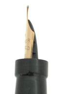 CIRCA 1929 PARKER DUOFOLD LAPIS WHITE ON BLUE FOUNTAIN PEN LUCKY CURVE NEAR MINT OFFERED BY ANTIQUE DIGGER