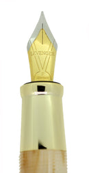 CIRCA 2010 LEVENGER TRUE WRITER CAFE AU LAIT FOUNTAIN PEN NOS MINT IN BOX OFFERED BY ANTIQUE DIGGER