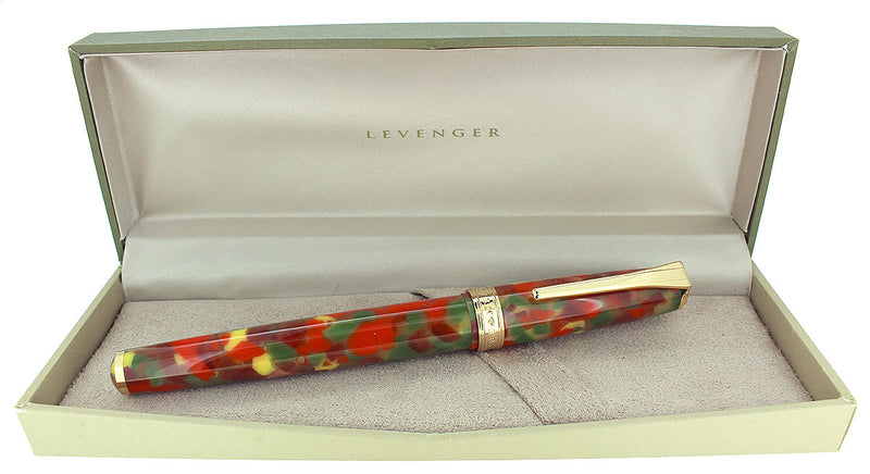CIRCA 2013 LEVENGER TRUE WRITER FOLIAGE FOUNTAIN PEN NOS MINT IN BOX OFFERED BY ANTIQUE DIGGER