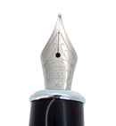 CIRCA 2007 LIBELLE VORTEX MOCHA SWIRL ACRYLIC FOUNTAIN PEN MED NIB NEW OLD STOCK IN BOX OFFERED BY ANTIQUE DIGGER