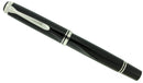 PELIKAN M805 SOUVERAN BLACK FOUNTAIN PEN RHODIUM TRIM 18C MEDIUM NIB NEAR MINT OFFERED BY ANTIQUE DIGGER