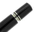 PELIKAN M805 SOUVERAN BLACK FOUNTAIN PEN RHODIUM TRIM 18C MEDIUM NIB NEAR MINT OFFERED BY ANTIQUE DIGGER