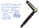 CIRCA 1955 MONTBLANC 149 FOUNTAIN PEN SILVER RING CAP BANDING M-BB NIB RESTORED OFFERED BY ANTIQUE DIGGER