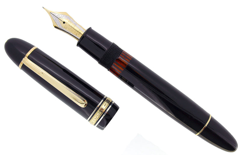 CIRCA 1955 MONTBLANC 149 FOUNTAIN PEN SILVER RING CAP BANDING M-BB NIB RESTORED OFFERED BY ANTIQUE DIGGER