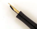 CIRCA 1915 MABIE TODD SWAN FANCY GOLD OVERLAY EYEDROPPER FOUNTAIN PEN WITH F - BBB FLEXIBLE NIB