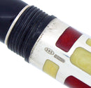 2004 MARLEN FORME PETITE STERLING, RED, & IVORY 18K NIB FOUNTAIN PEN MINT NEW IN BOX OFFERED BY ANTIQUE DIGGER