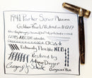 1941 PARKER GOLDEN PEARL SENIOR MAXIMA VACUMATIC WITH F to BBB+ 2.81MM FLEXIBLE NIB IN RESTORED CONDITION OFFERED BY ANTIQUE DIGGER