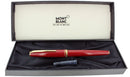 NEW OLD STOCK MONTBLANC GENERATIONS RED & GOLD FOUNTAIN PEN BROAD NIB NEVER INKED STICKERED OFFERED BY ANTIQUE DIGGER