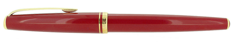 NEW OLD STOCK MONTBLANC GENERATIONS RED & GOLD FOUNTAIN PEN BROAD NIB NEVER INKED STICKERED OFFERED BY ANTIQUE DIGGER
