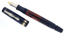 CIRCA 1940 MONTBLANC 136 FOUNTAIN PEN M-BBB+ BI-COLOR NIB RESTORED OFFERED BY ANTIQUE DIGGER
