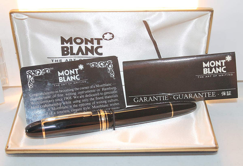 VINTAGE NEW OLD STOCK MONTBLANC MEISTERSTUCK N°149 FOUNTAIN PEN 14C NIB MINT OFFERED BY ANTIQUE DIGGER