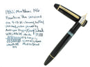 CIRCA 1985 MONTBLANC MEISTERSTUCK N° 146 FOUNTAIN PEN 14K M NIB SERVICED