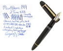 CIRCA 1973-1985 MONTBLANC MEISTERSTUCK N°149 FOUNTAIN PEN 14K NIB GERMANY OFFERED BY ANTIQUE DIGGER