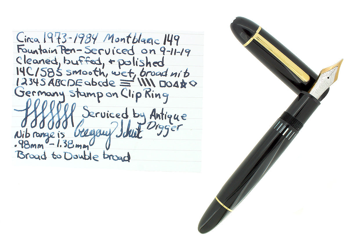 Montblanc 149 broad nib 2025