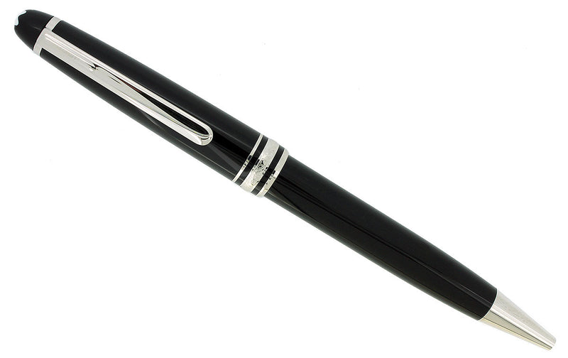 MONTBLANC MEISTERSTUCK 164 PLATINUM FINISH CLASSIQUE BALLPOINT PEN NEW IN BOX OFFERED BY ANTIQUE DIGGER