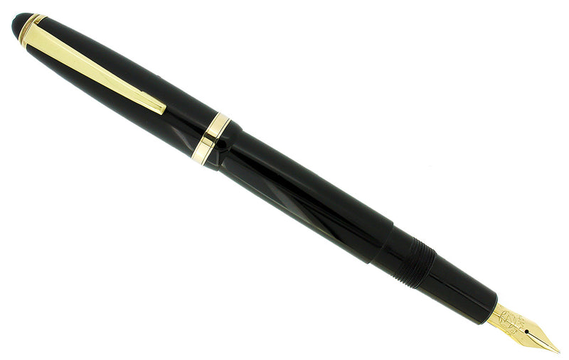 CIRCA 1951 MONTBLANC 204 FOUNTAIN PEN M to BBB 14K SMOOTH WRITING NIB RESTORED OFFERED BY ANTIQUE DIGGER