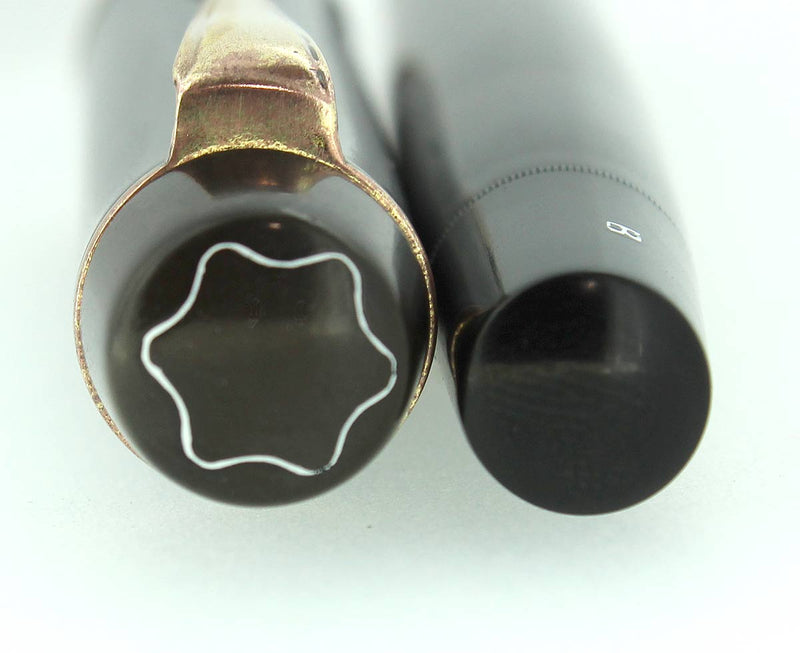 CIRCA 1941 MONTBLANC 234 1/2 FOUNTAIN PEN B-BB BROAD OBLIQUE NIB RESTORED OFFERED BY ANTIQUE DIGGER