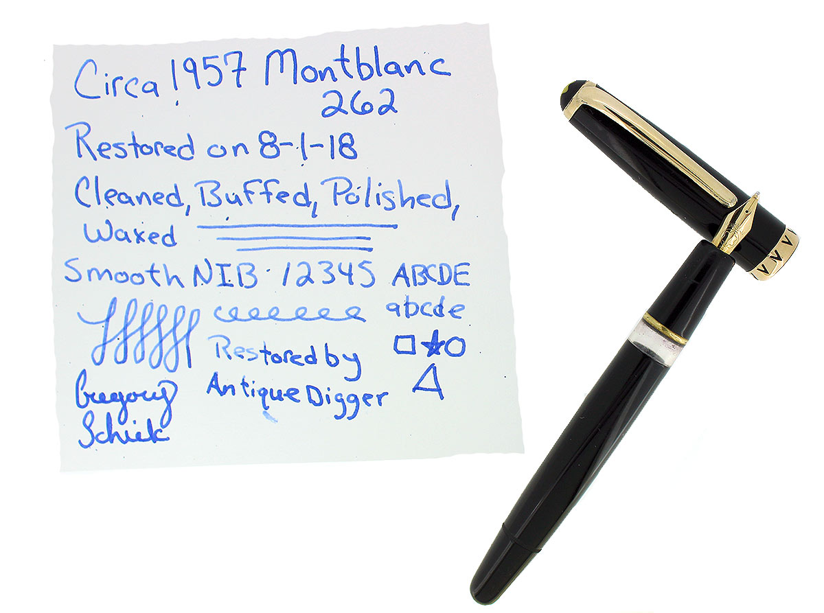 筆記具 montblanc 262 モンブラン 262 Black Multi Purpose Nib KM - モンブラン｜Pen Cluster