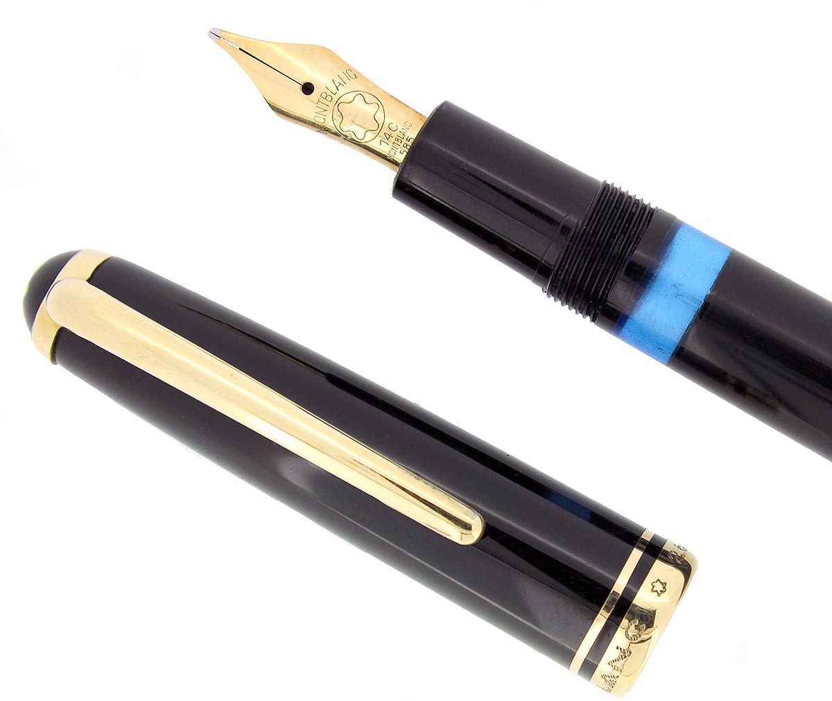 CIRCA 1957 MONTBLANC 264 FOUNTAIN PEN 14C F to BB SEMI-FLEX NIB