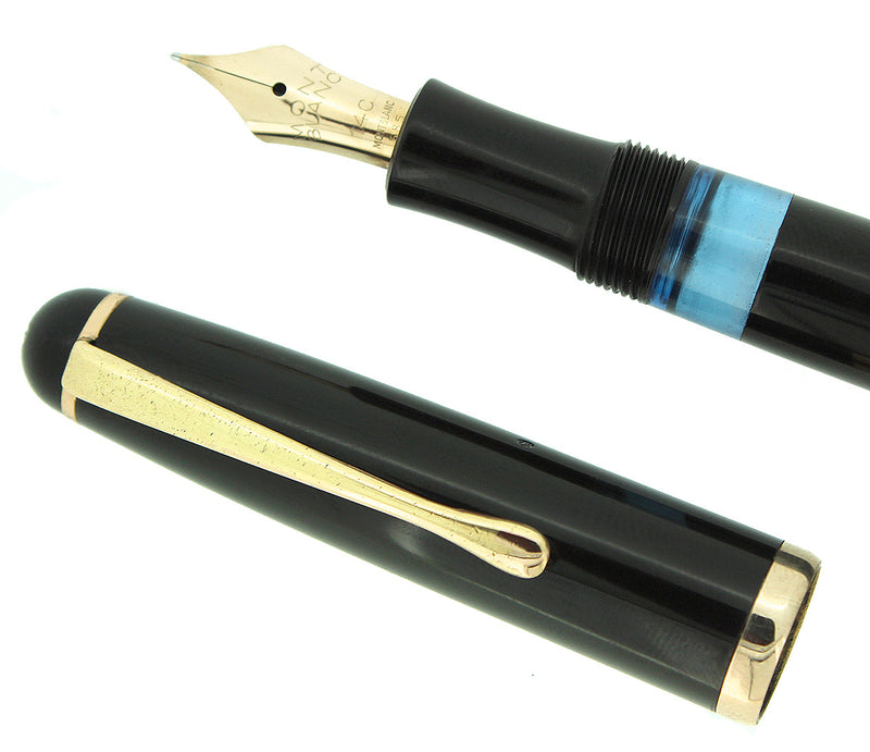 CIRCA 1951 MONTBLANC 3-44G FOUNTAIN PEN 14C FLEXIBLE NIB F-BBB RESTORED OFFERED BY ANTIQUE DIGGER